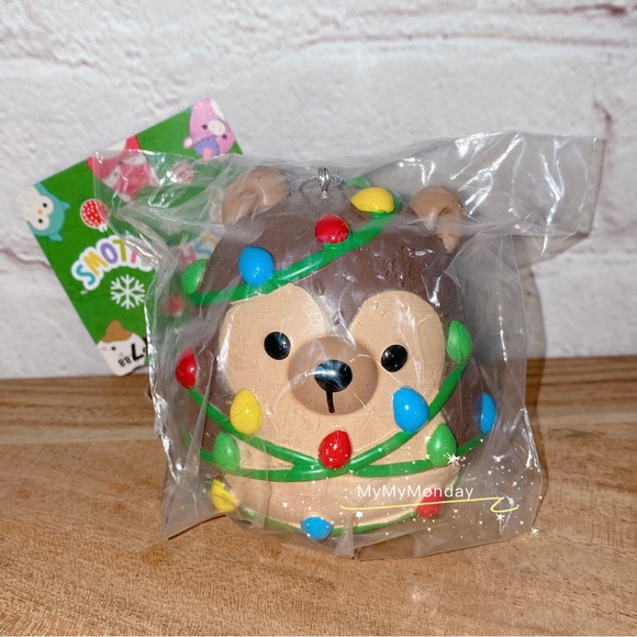 Squishmallow Christmas Ornament Hans The Hedgehog - Picture 2 of 4